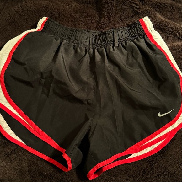 Black, Red, and White Nike shorts - Picture 1 of 5